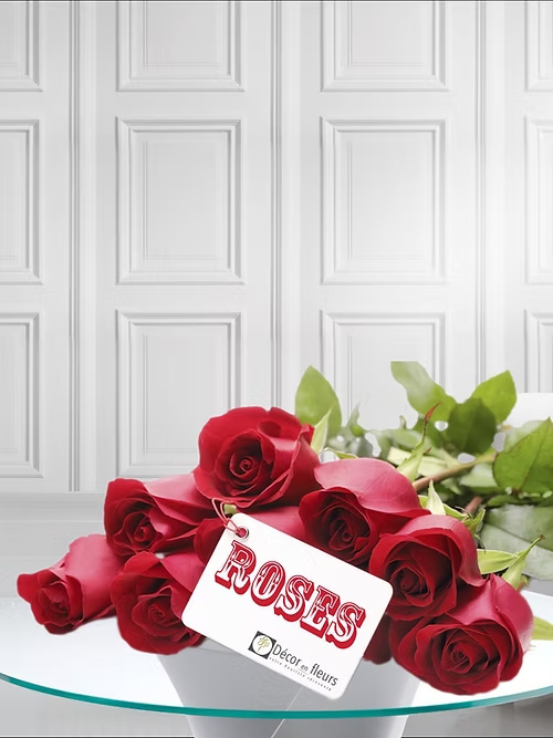 Le bouquet de roses sur mesure