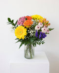 Bouquet de fleurs colorées fleuriste beloeil livraison