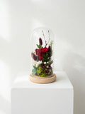 Arrangement de rose éternelle rouge