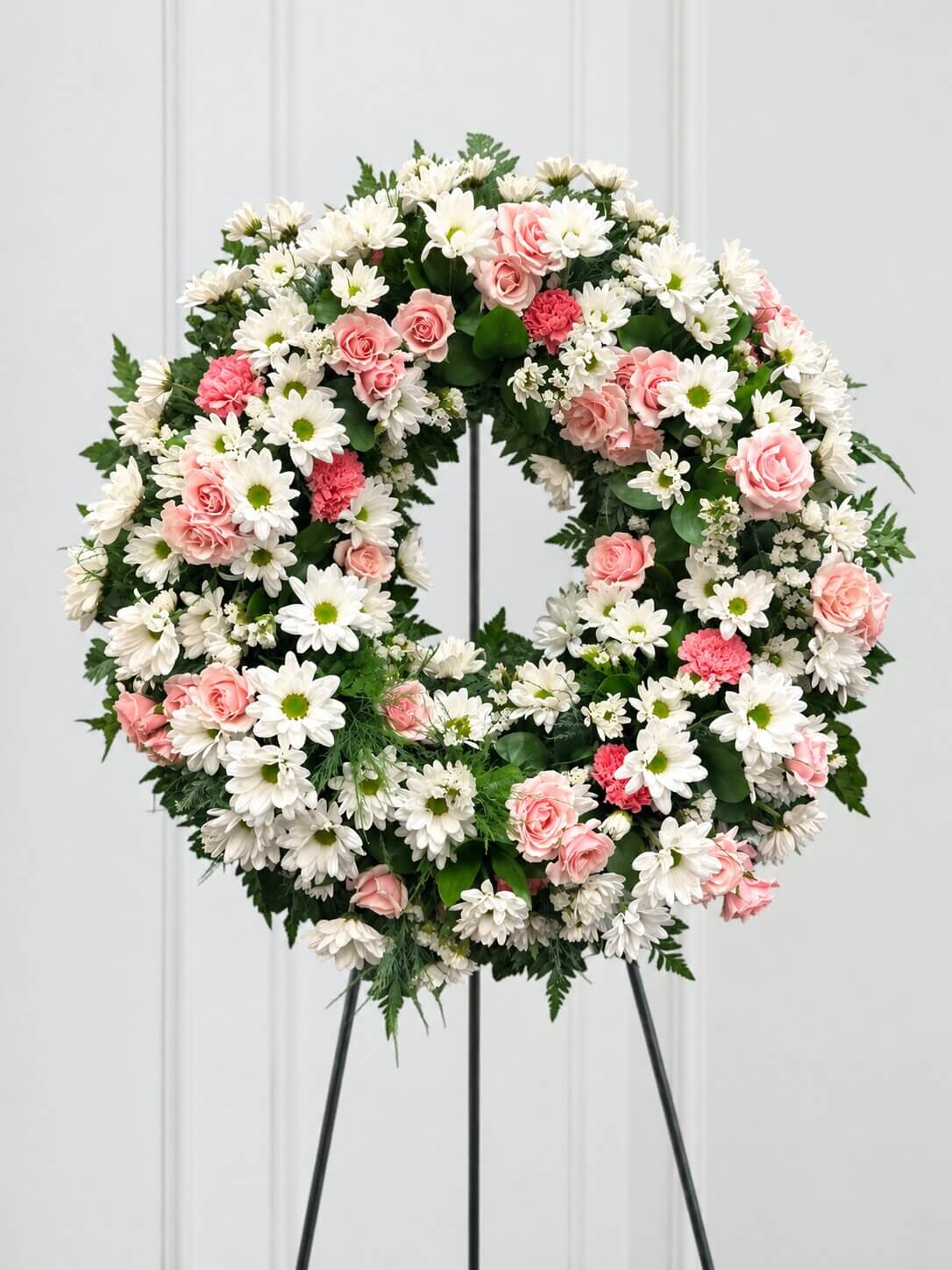 Couronne fleurs décès