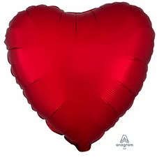 BALLON MYLAR COEUR ROUGE