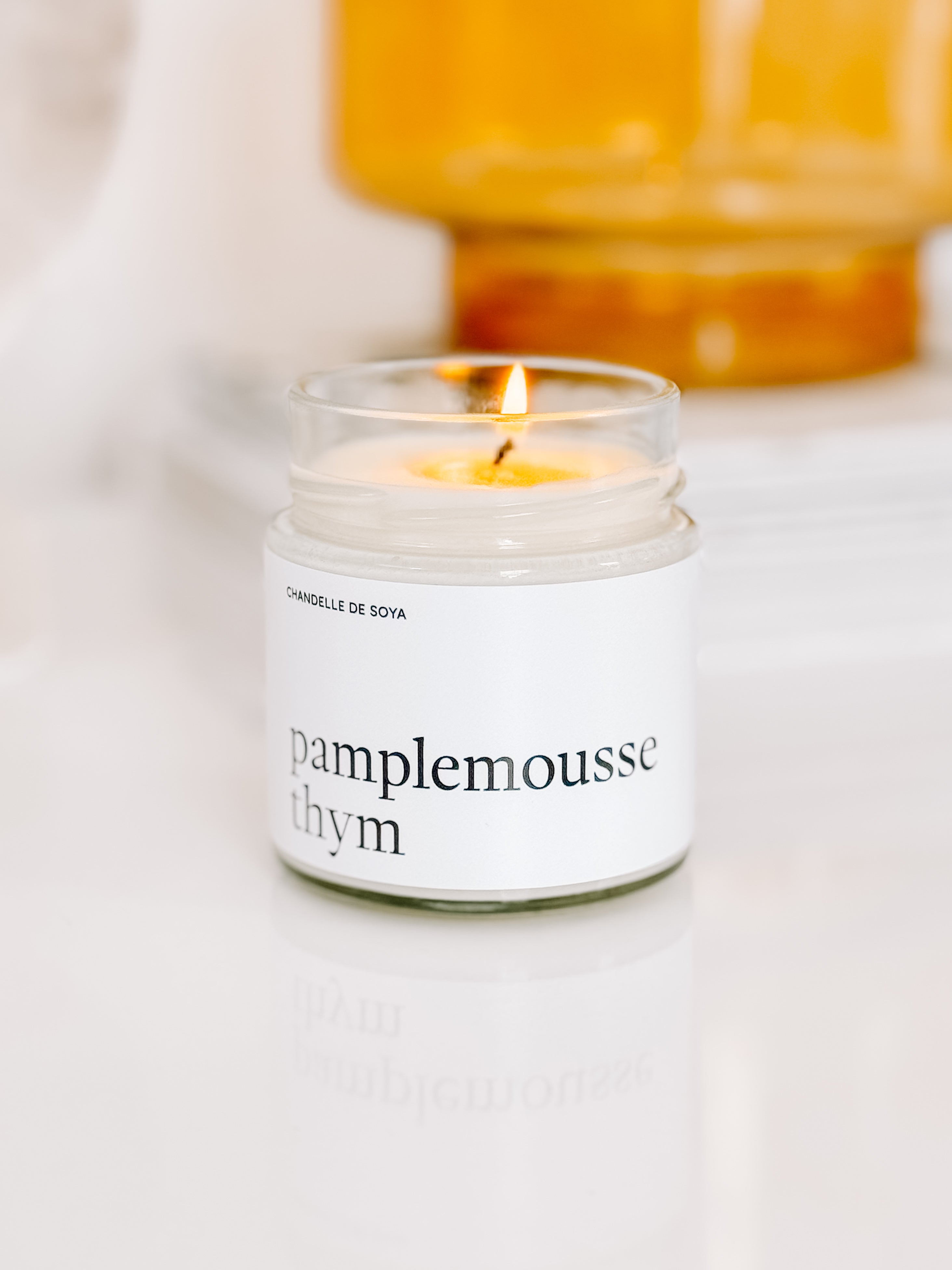 Chandelle de soya - Pamplemousse thym